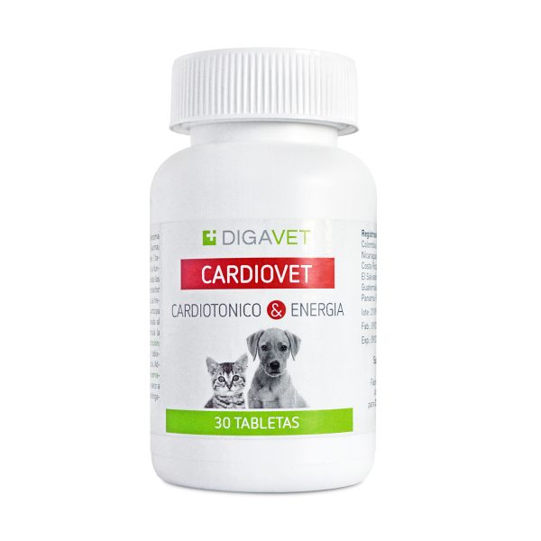 CardioVet Cardiotónico y Energía Digavet 30 comprimidos